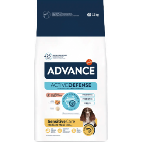 Advance Dog Sensitive Salmon&Rice за чувствителни кучета от средните и големи породи 12кг.